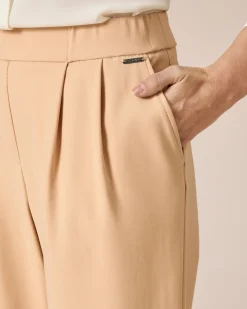 Power Stretch Bundfaltenhose