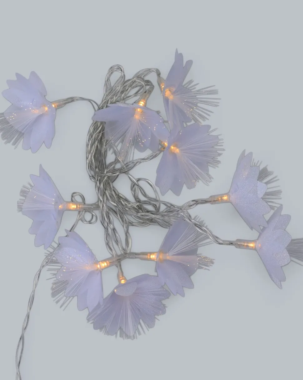 Premium Solar Hybrid-Lichterkette "Blume"