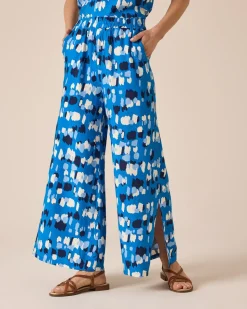 Print-Hose mit Schnürdetail