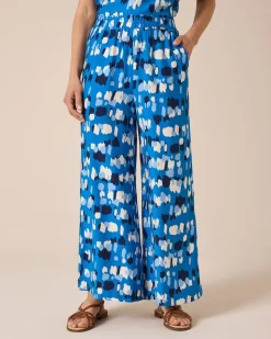 Print-Hose mit Schnürdetail