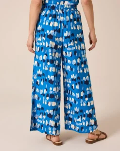 Print-Hose mit Schnürdetail