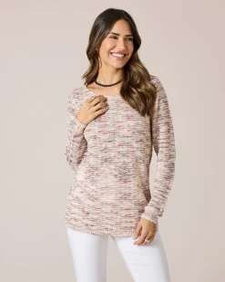 Pullover aus Bändchengarn