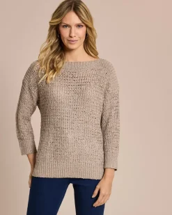 Pullover aus Bändchen-Garn