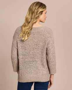 Pullover aus Bändchen-Garn