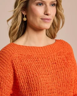 Pullover aus Bändchen-Garn