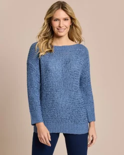 Pullover aus Bändchen-Garn