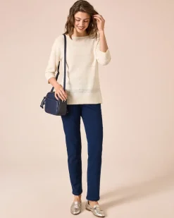 Pullover aus Bändchengarn