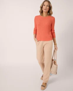 Pullover aus Bändchengarn