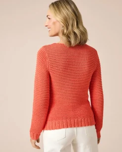 Pullover aus Bändchengarn