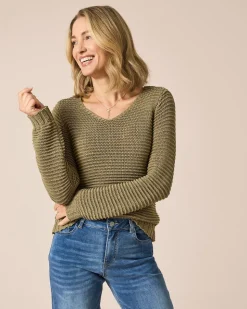 Pullover aus Bändchengarn