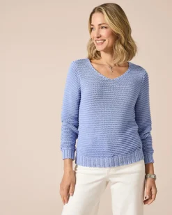 Pullover aus Bändchengarn
