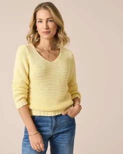 Pullover aus Bändchengarn