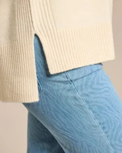Pullover aus Flauschgarn mit Raglan-Ärmel