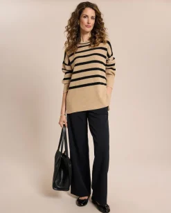 Pullover gestreift