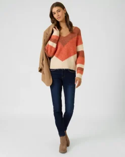Pullover im Color-Mix