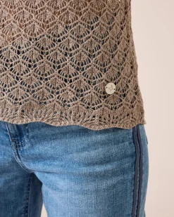 Pullover im Häkelstrick