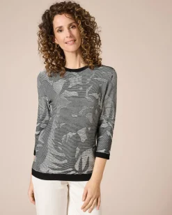 Pullover in Bi-Colour Strick