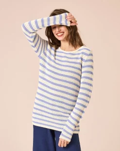 Pullover in Häkel-Optik