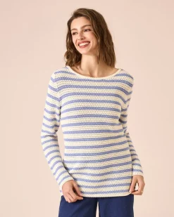 Pullover in Häkel-Optik