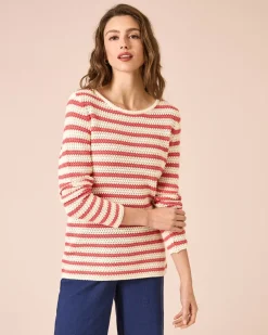 Pullover in Häkel-Optik