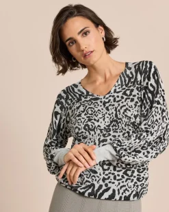 Pullover, Leo mit Glanzgarn