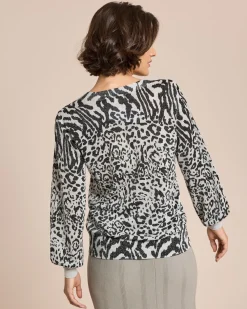Pullover, Leo mit Glanzgarn