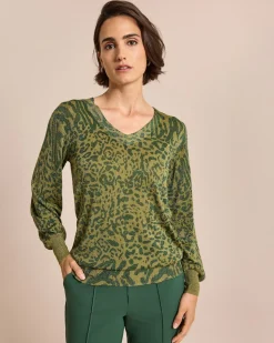 Pullover, Leo mit Glanzgarn