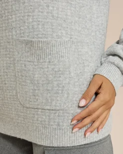 Pullover mit aufgesetzten Taschen