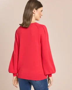 Pullover mit Ballonarmen