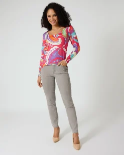 Pullover mit Blumen-Print