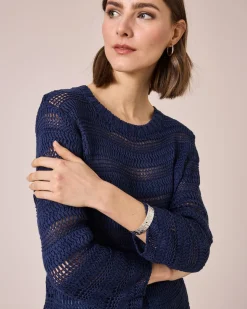 Pullover mit Bändchengarn