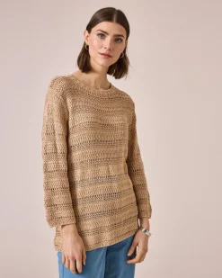 Pullover mit Bändchengarn