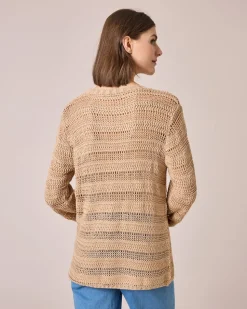Pullover mit Bändchengarn