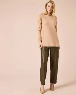 Pullover mit Broschendetail