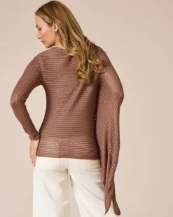 Pullover mit Cape-Arm