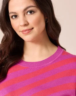 Pullover mit Diagonalstreifen