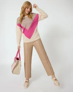 Pullover mit Farbkontrast