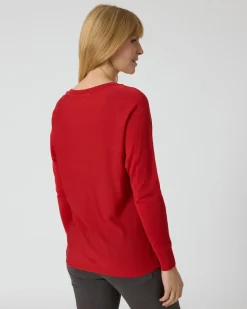 Pullover mit Fledermaus-Ärmeln