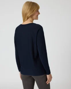 Pullover mit Fledermaus-Ärmeln