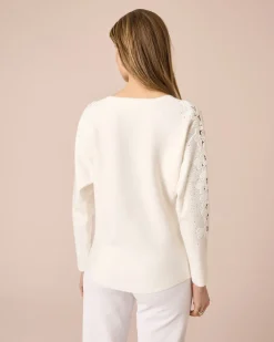 Pullover mit Fledermausärmeln