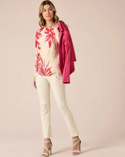 Pullover mit floralem Druck