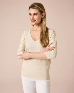 Pullover mit Glanzgarn
