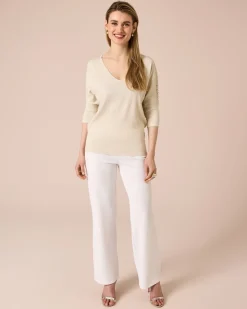 Pullover mit Glanzgarn