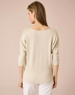 Pullover mit Glanzgarn
