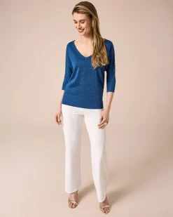 Pullover mit Glanzgarn