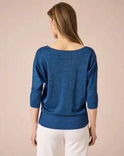 Pullover mit Glanzgarn