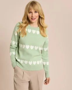 Pullover mit Herzen