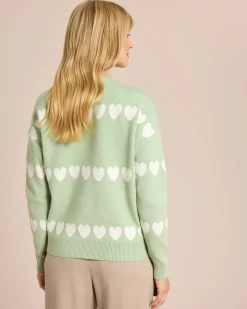 Pullover mit Herzen