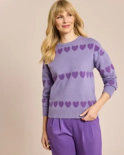 Pullover mit Herzen