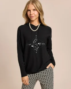 Pullover mit Kapuze und Logo